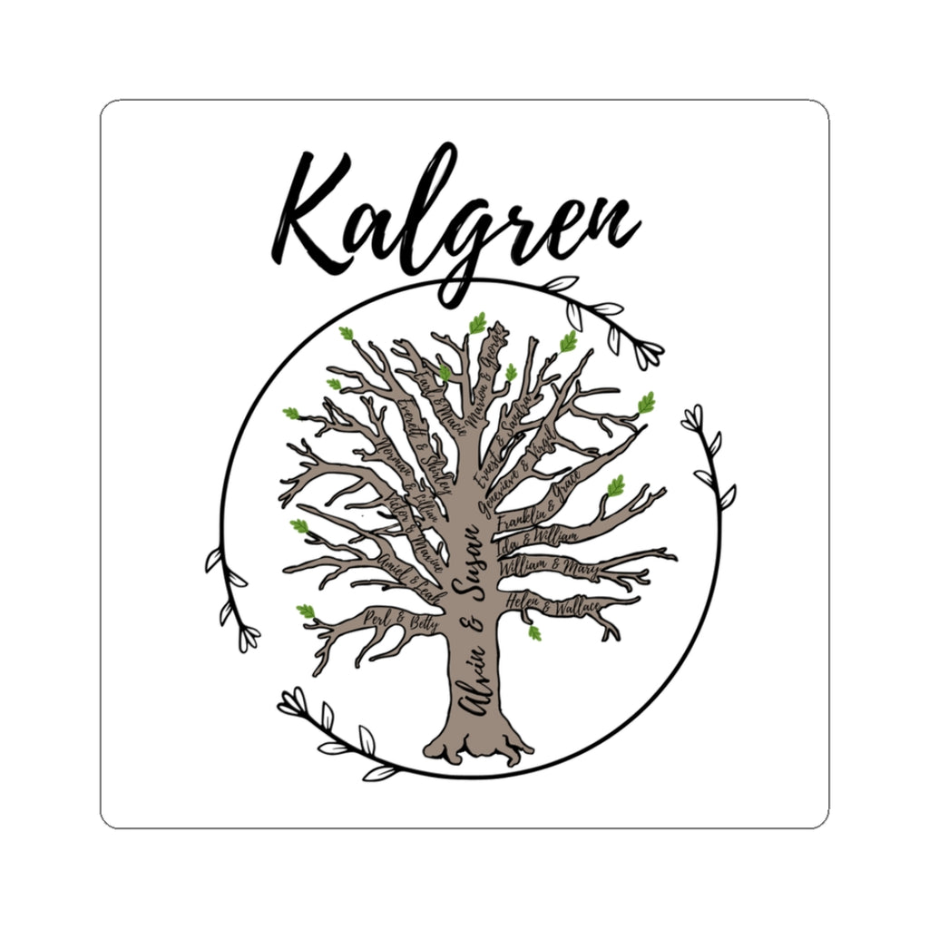 Kalgren Family Tree Sticker